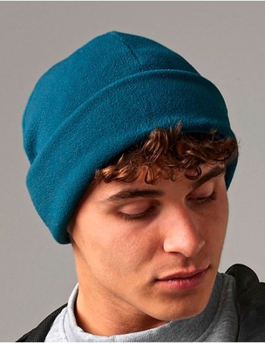 B-B243R-Recycled Fleece Cuffed Beanie